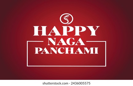 Happy Naga Panchami Stylish Text Design