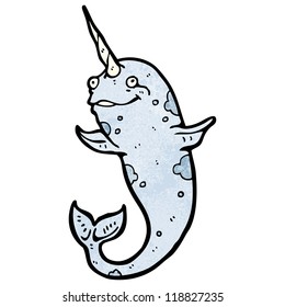 happy narwhal cartoon