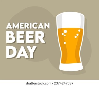 Feliz Día Nacional de la Cerveza Estadounidense