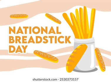 Happy National Breadstick Day with delicious breadsticks