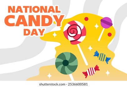 Happy National Candy Day with sweet candy