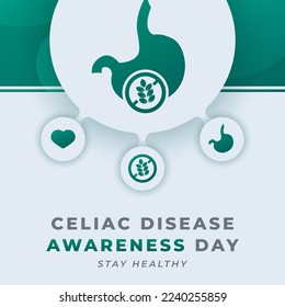 Happy National Celiac Disease Awareness Day Celebration Vector Design Illustration for Background, Poster, Banner, Advertising, Greeting Card