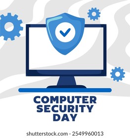 happy national computer security day with a computer