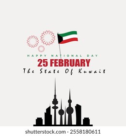 Happy National Day Kuwait 25 February