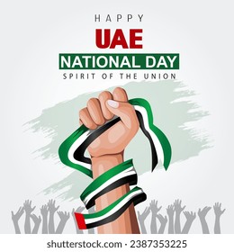 happy national day UAE.2nd  December background. abstract  vector illustration design