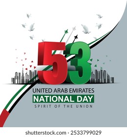 happy national day UAE.2nd  December background. abstract  vector illustration design