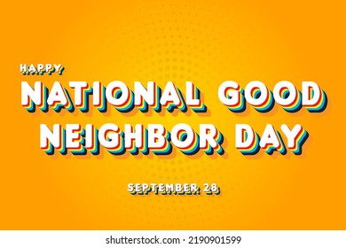 187 Good neighbor day Images, Stock Photos & Vectors | Shutterstock