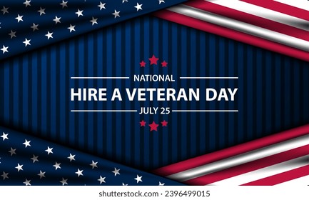 Happy National Miete a Veteran Day Hintergrund Vektorgrafik 