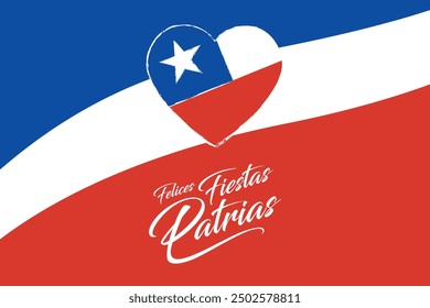 Happy national holidays, September 18, Chile