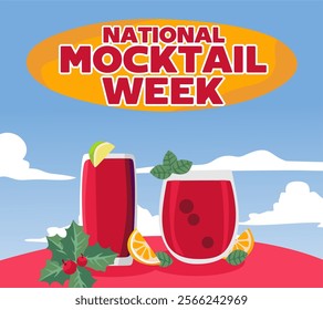 Happy National Mocktail Week with fresh mocktails