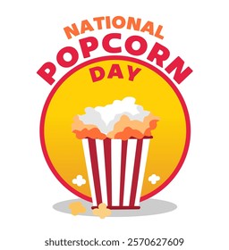 Happy National Popcorn Day with delicious popcorn