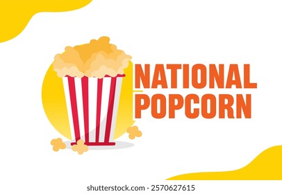 Happy National Popcorn Day with delicious popcorn