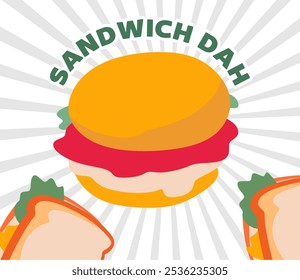 Happy National Sandwich Day with delicious sandwiches