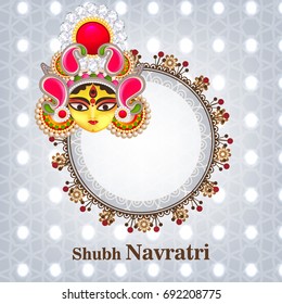 Happy Navratri Festival, design background.