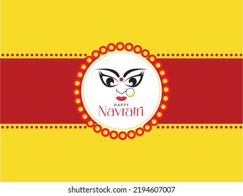 Happy Navratri india festival design 