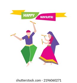 Happy Navratri india festival design 