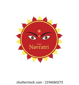 Happy Navratri india festival design 