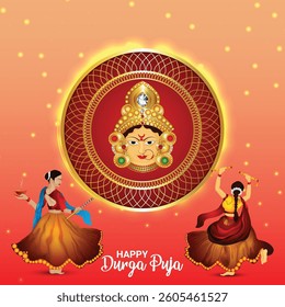Happy navratri indian festival celebration background