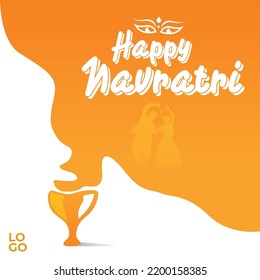 Happy Navratri Indian Festival Social Media Tamplate 2022