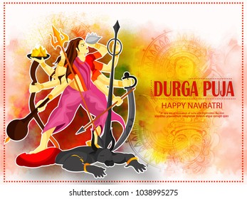 Happy Navratri, with Maa Durga