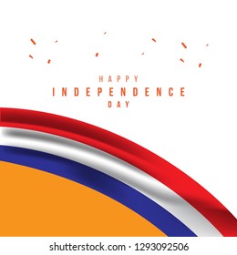 Happy Netherlands Independence Day Vector Template Design Illustration