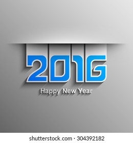 Happy new 2016 year, Colorful design, Vector illustration Eps 10