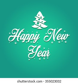 Happy New 2016 Year vector