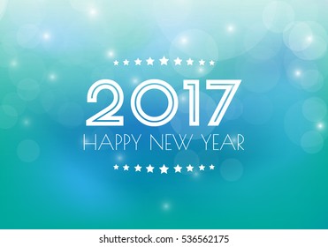 Happy new 2017 year. Greetings card. Colorful design. Vector illustration.