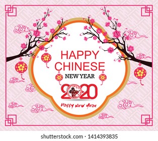 Happy New Chinese Year 2020 year of the Rat - year of the mouse