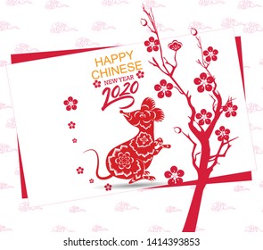 Happy New Chinese Year 2020 year of the Rat - year of the mouse