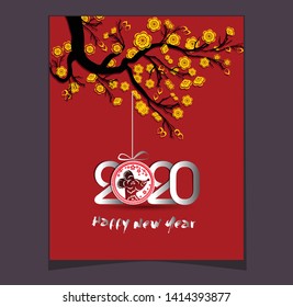 Happy New Chinese Year 2020 year of the Rat - year of the mouse