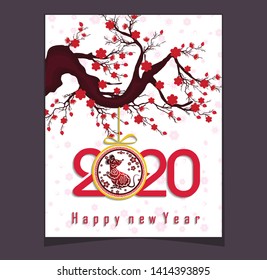 Happy New Chinese Year 2020 year of the Rat - year of the mouse