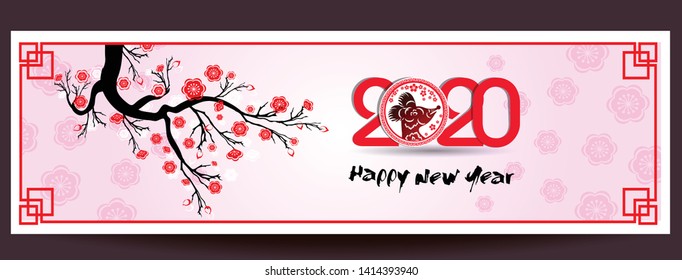 Happy New Chinese Year 2020 year of the Rat - year of the mouse