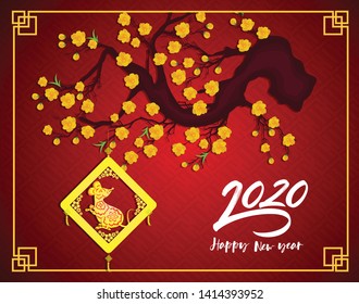 Happy New Chinese Year 2020 year of the Rat - year of the mouse