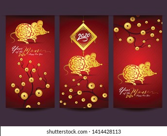 Happy New Chinese Year 2020 year of the Rat year of the mouse