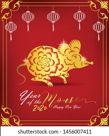 Happy New Chinese Year 2020 year of the Rat year of the mouse
