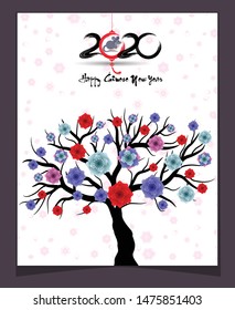 Happy New Chinese Year 2020 year of the Rat 