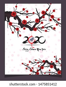 Happy New Chinese Year 2020 year of the Rat 