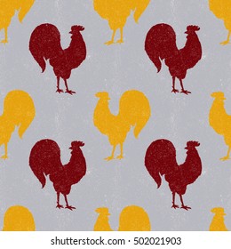 happy new chinese year. Holidays 2017 traditional calendar. Red rooster