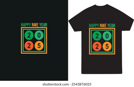 Happy new year 2005 t shirt design