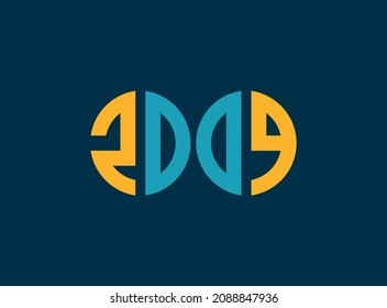 Happy new year 2009 design template. Two thousand nine text design. Number 2009 design vector