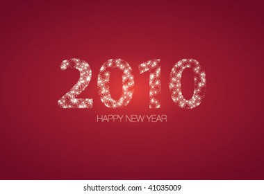 Happy New Year 2010 Red