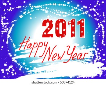 Happy New Year 2011 background