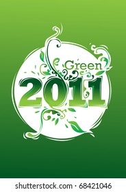 happy new year 2011 go green
