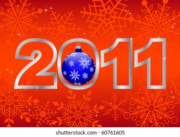happy new year 2011! vector 10eps.