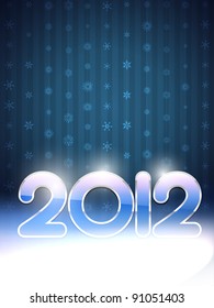 happy new year 2012 vector background with space for your text