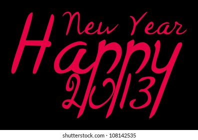 happy new year 2013