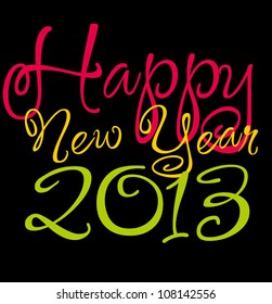 happy new year 2013