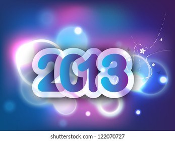 Happy New Year 2013. EPS 10.