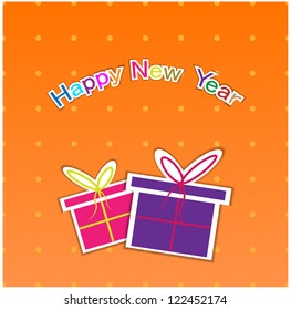 Happy New Year 2013. EPS 10.